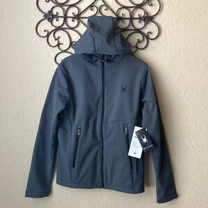 Mens (S) HydroWEB Spyder Hooded Coat